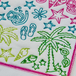 Palm Tree Summer Block
