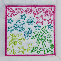 Palm Tree Summer Block