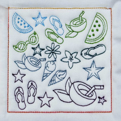 Flip Flop Summer Block