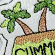 Summer Coconut Drink ITH Key Fob