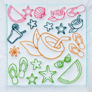 Coconut Summer Block