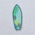Floral Surf Board ITH Bookmark