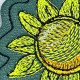 Sunflower ITH Key Fob