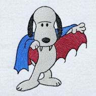 Nosey Dog As Vampire