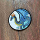Blue And Gold Dragon ITH Coaster