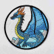 Blue And Gold Dragon ITH Coaster