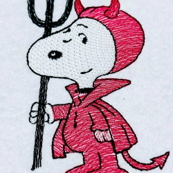Cute Devil Doggo