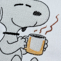 Nosey Dog With Coffee