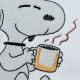 Nosey Dog With Coffee