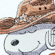 Cowboy Nosey Dog