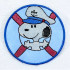 Captain Nosey Dog Coaster