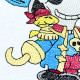 Pirate Dog And Parrot Pup
