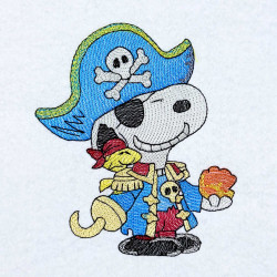 Pirate Dog And Parrot Pup