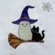 Witchy Ghost With Cat Witchy Ghost With Cat