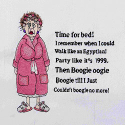 Time For Bed Grandma Saying - Free with $20 Purchase