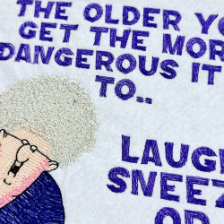 Laugh Sneeze Or Cough Funny Quote - Free with $20 Purchase