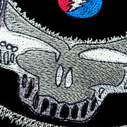 Don't Look Back Skull Quote