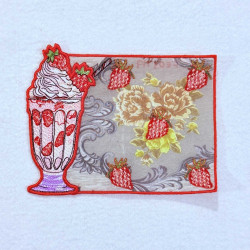 Strawberry Milkshake Mugrug