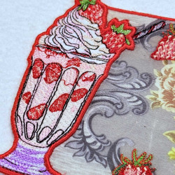 Strawberry Milkshake Mugrug