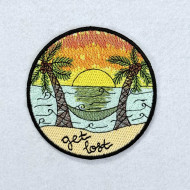 Sunrise Beach Scene ITH Coaster