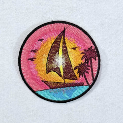 Yatch Sun Scene ITH Coaster