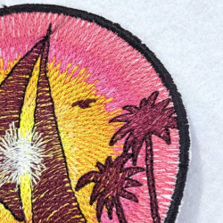 Yatch Sun Scene ITH Coaster