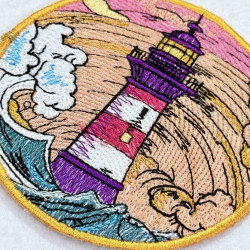 Lighthouse ITH Coaster