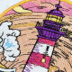 Lighthouse ITH Coaster