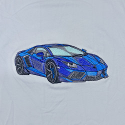 Blue Sports Car