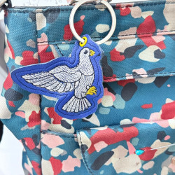 White Pigeon Key Fob