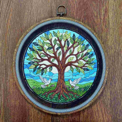 Tree Of Life Stained Glass Art