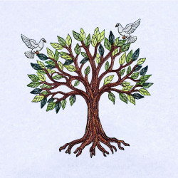 Pigeons On Tree