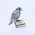 Raven On Book