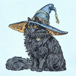 Black Witchy Cat