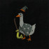 Witchy Goose With Broomstick
