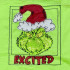 Excited Christmas Thief Panel Block
