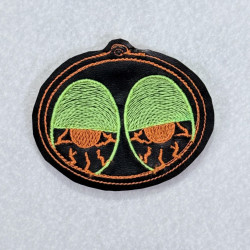 Monster Eyes Key Fob