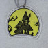 Haunted House Moon Keyfob