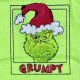 Grumpy Christmas Thief Panel Block