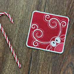 Festive Fowl Trio ITH Coaster