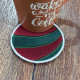 Candy Cane Ornament ITH Coaster Candy Cane Ornament ITH Coaster