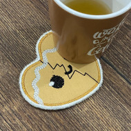 Gingerbread Heart ITH Coaster