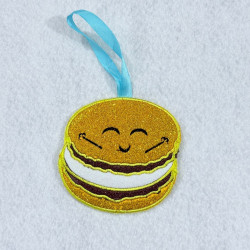 Happy Macaron Bag Charm