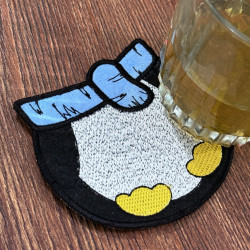Cozy Penguin ITH Coaster