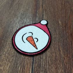 Snowman Face ITH Coaster