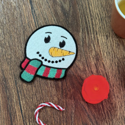 Festive Snowman ITH Coaster