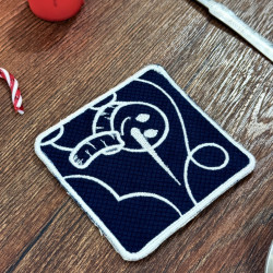 Happy Snowman ITH Coaster