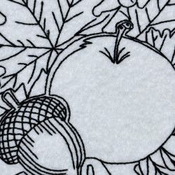 Acorn And Fruit Line Art
