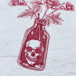 Deadly Roses Line Art