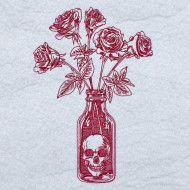 Deadly Roses Line Art
